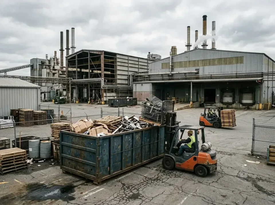 industrial-factory-scrap-conta-003 — frequently asked questions, Cheap Roll-off Dumpster Rentals in St. Michael, MN